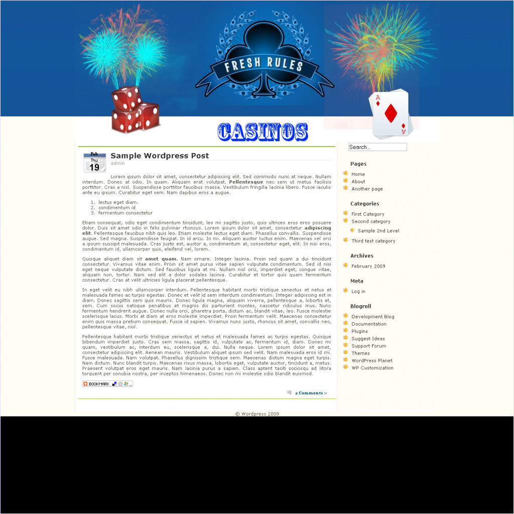 download Fresh Rules Casino theme