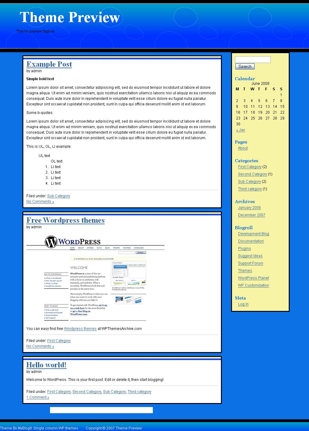 download Loopy Blue theme