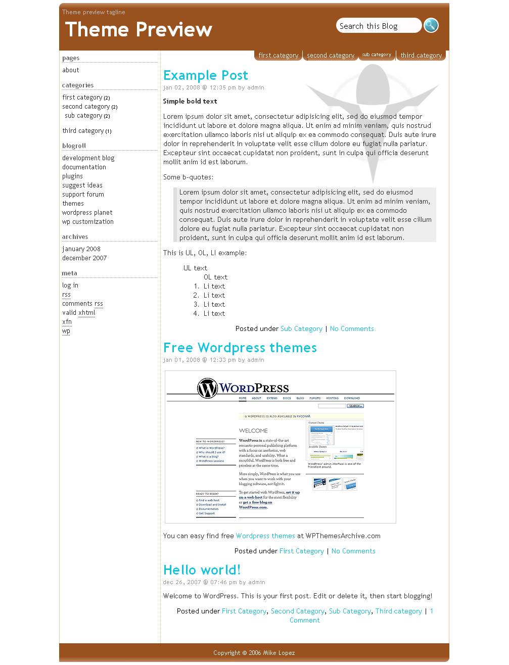 download Transinnova Orange theme