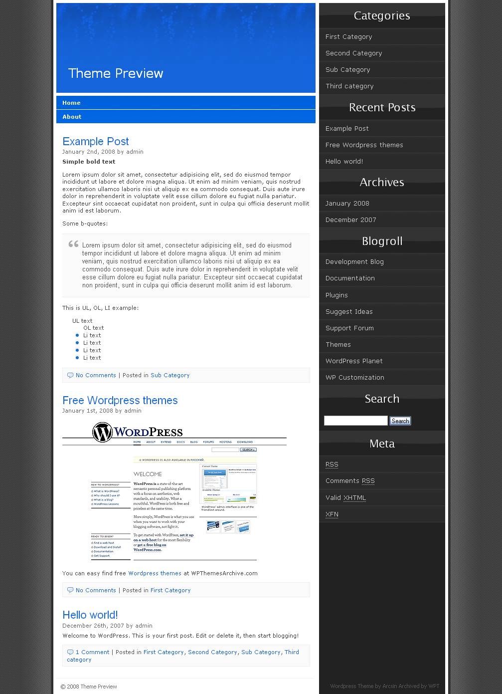 download Deep Blue theme