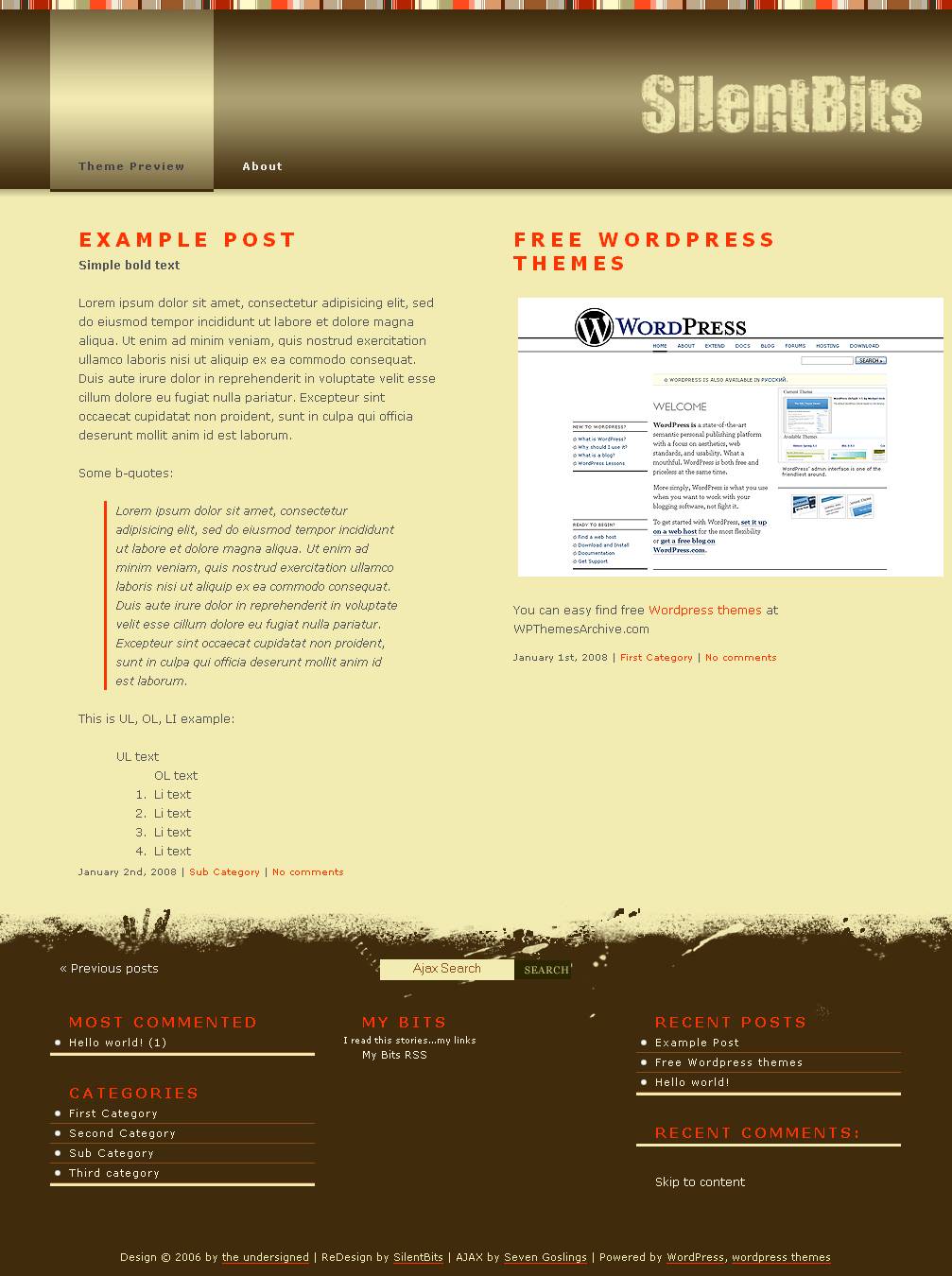 download SilentBits SG/Dark Mod theme