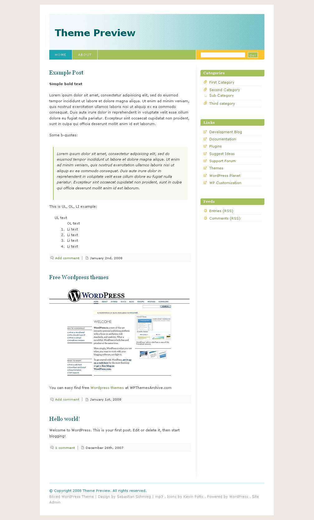 download Blixed theme