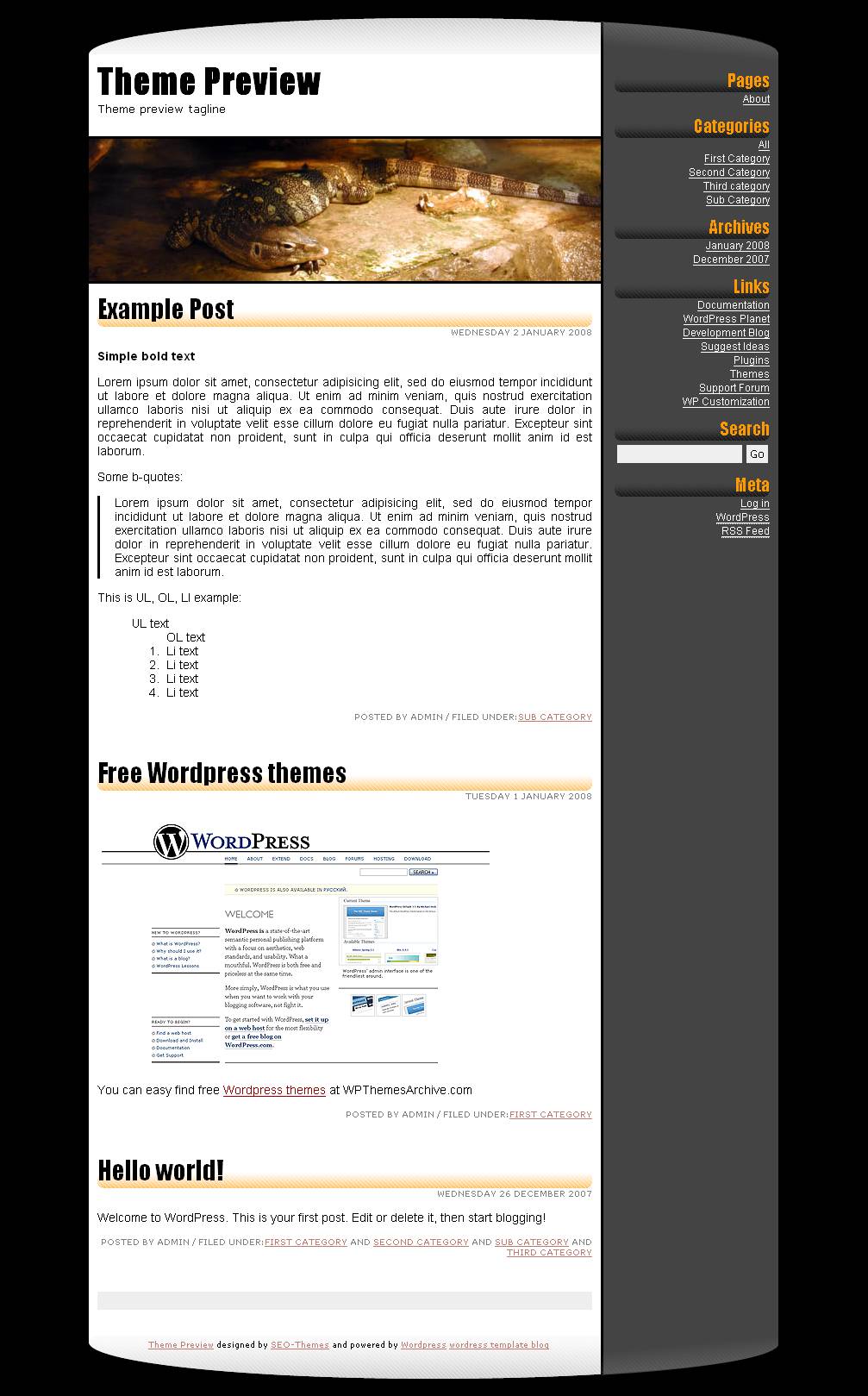 download Finestripes theme