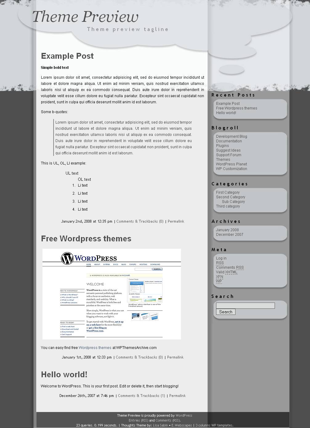 download Thoughts theme