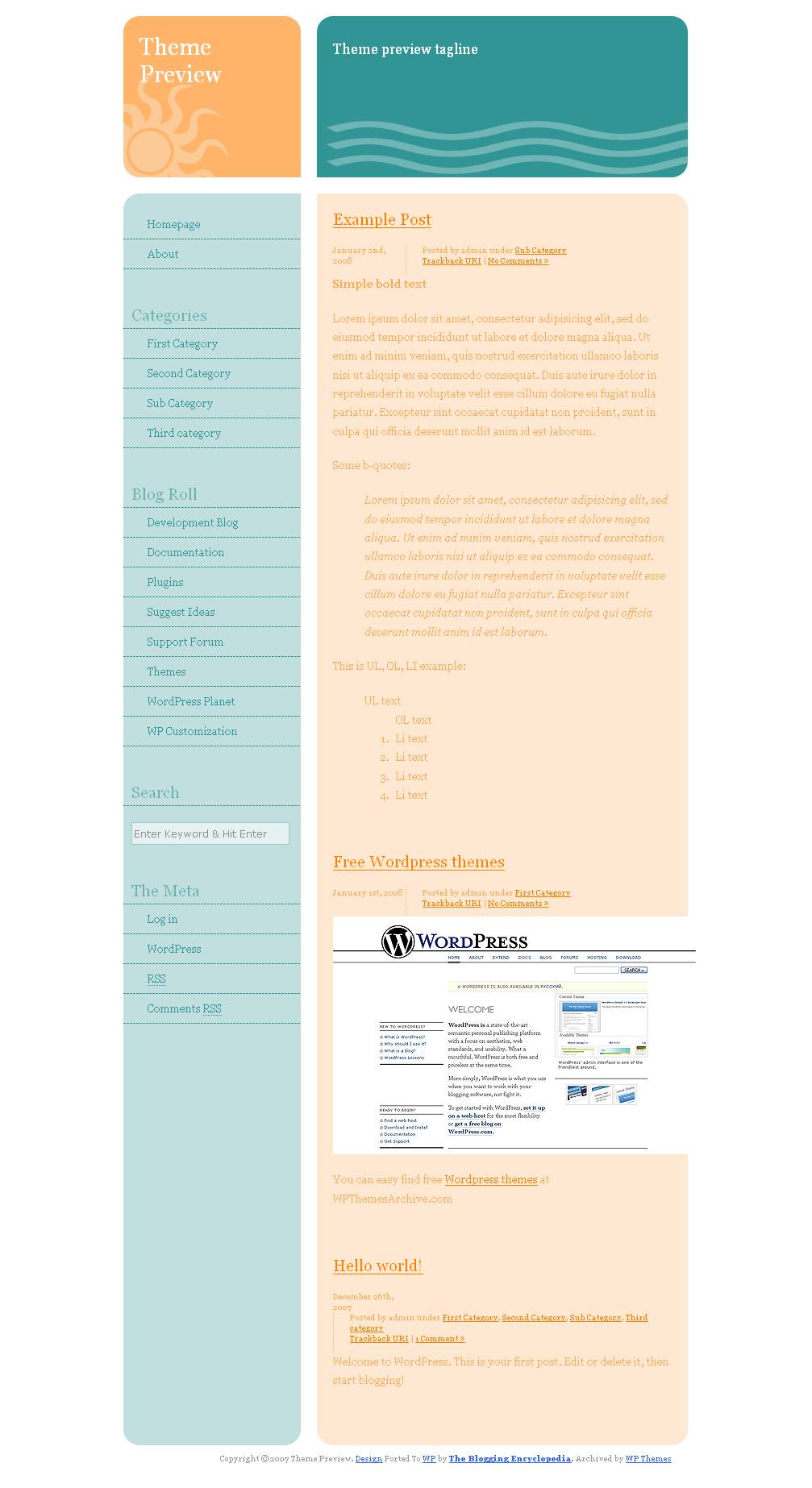 download Tropical theme