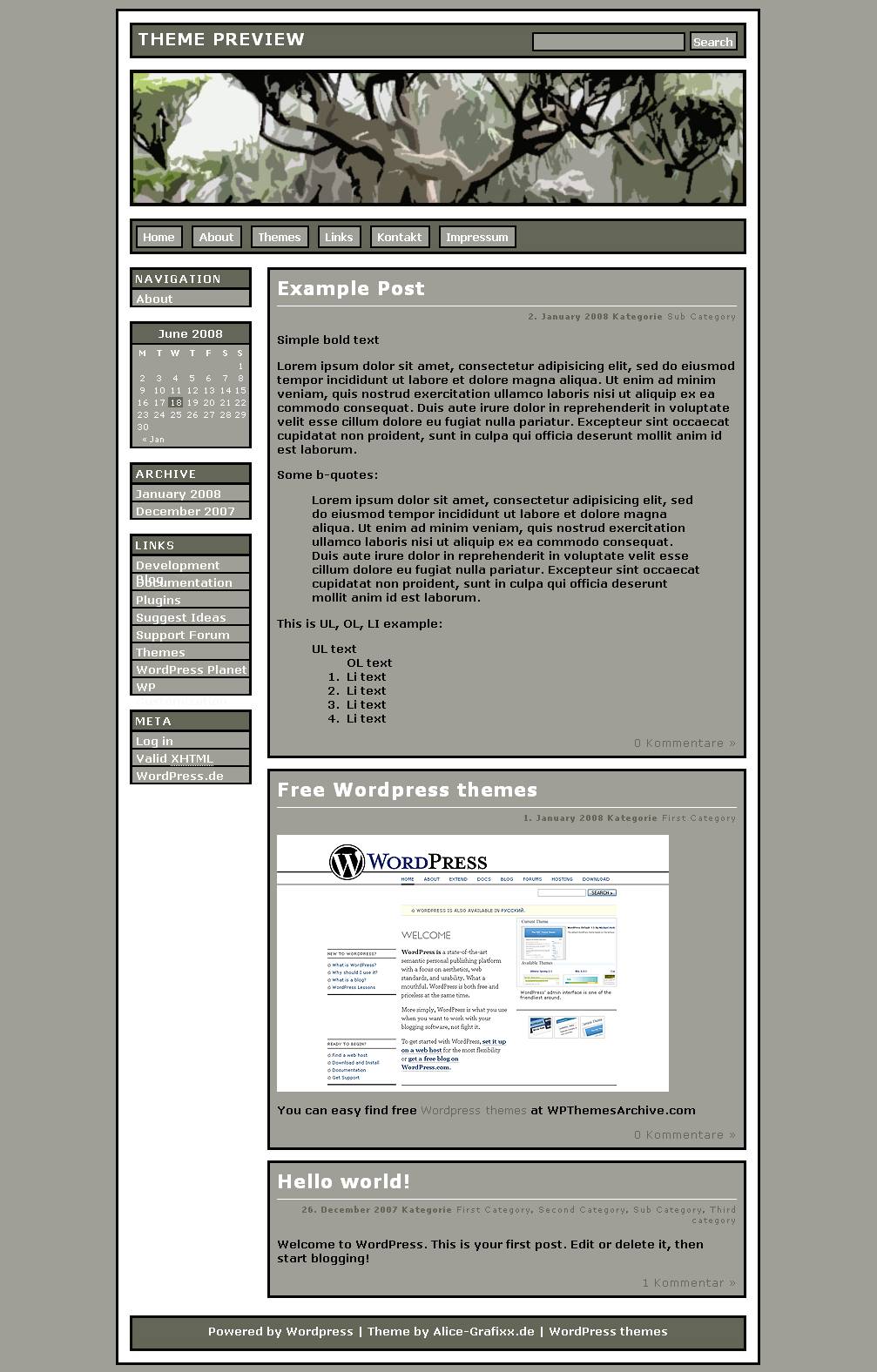 download Bonsai-Grafixx theme