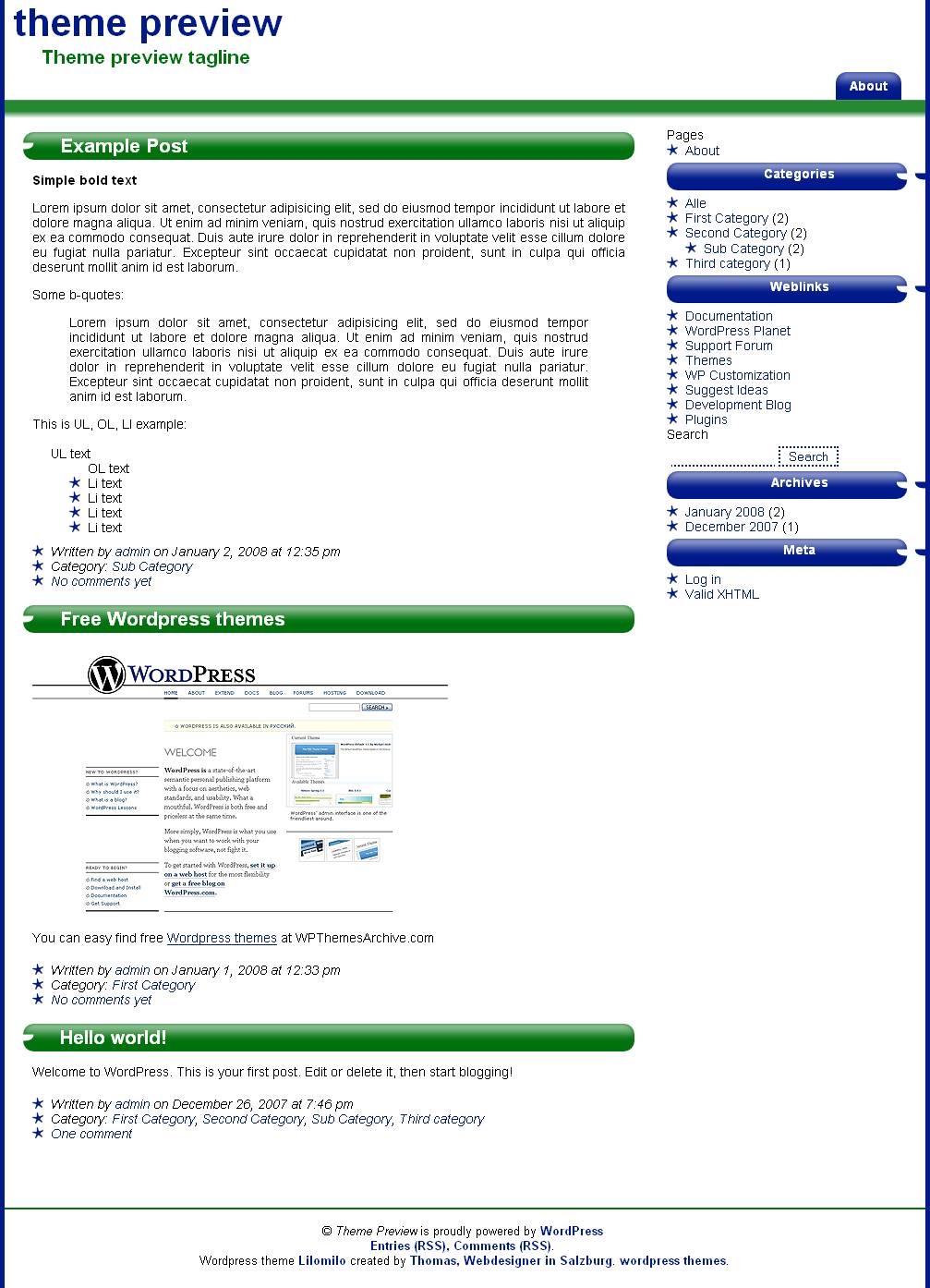 download Lilomilo theme