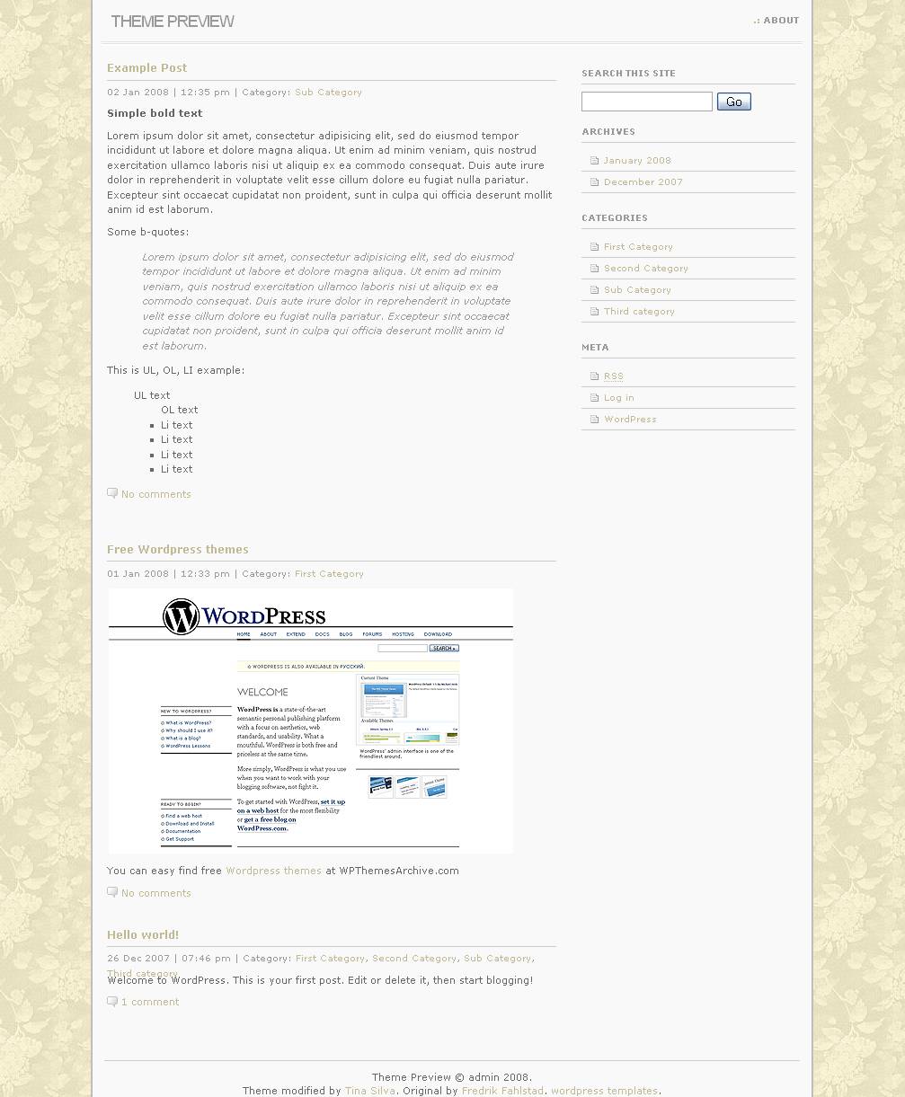 download Serenity-Beige theme