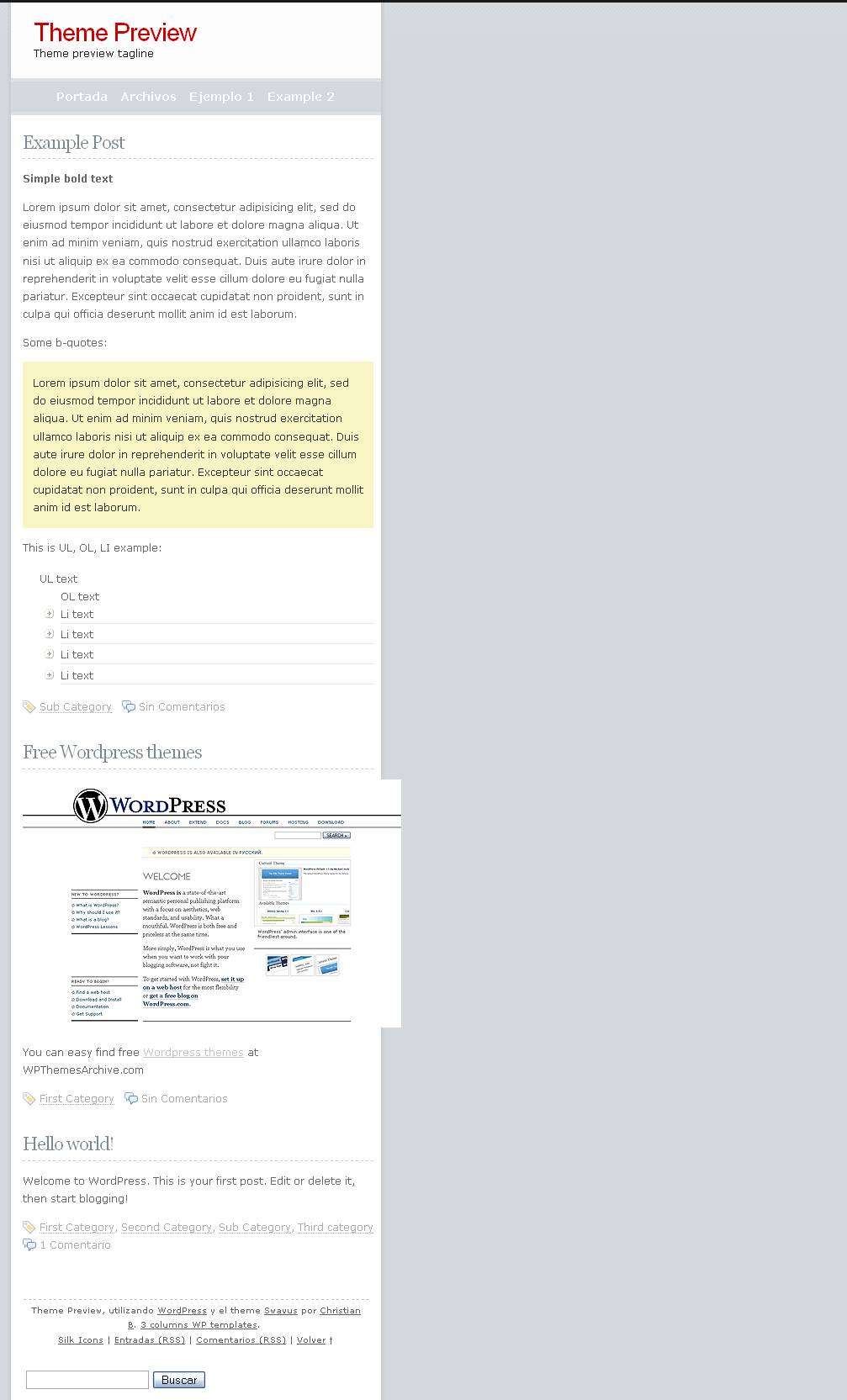 download Swavus theme