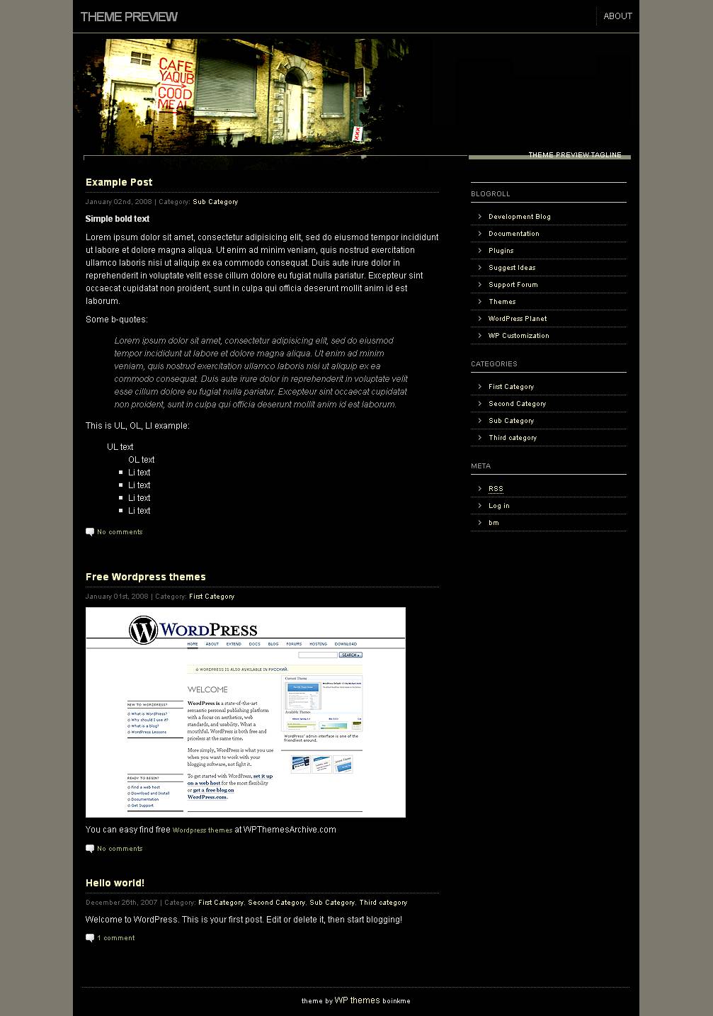 download street life theme