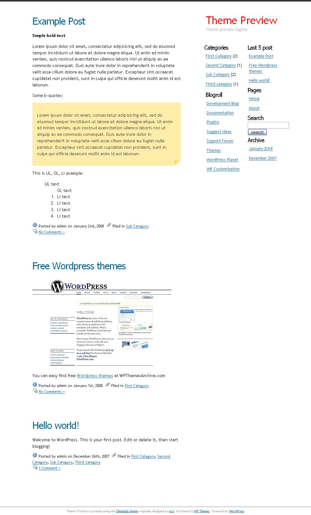 download ZimpleZa theme
