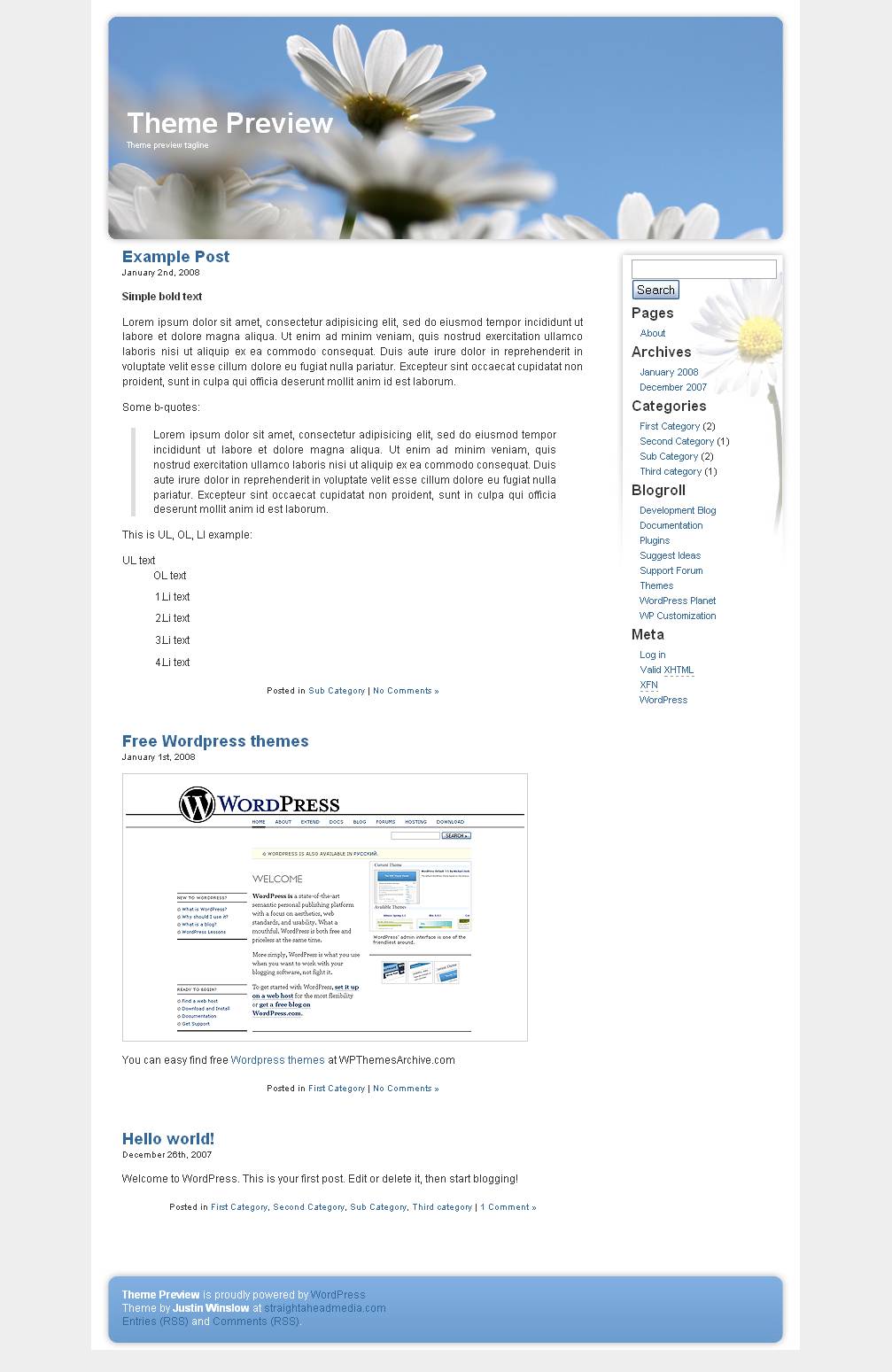 download Daisy theme