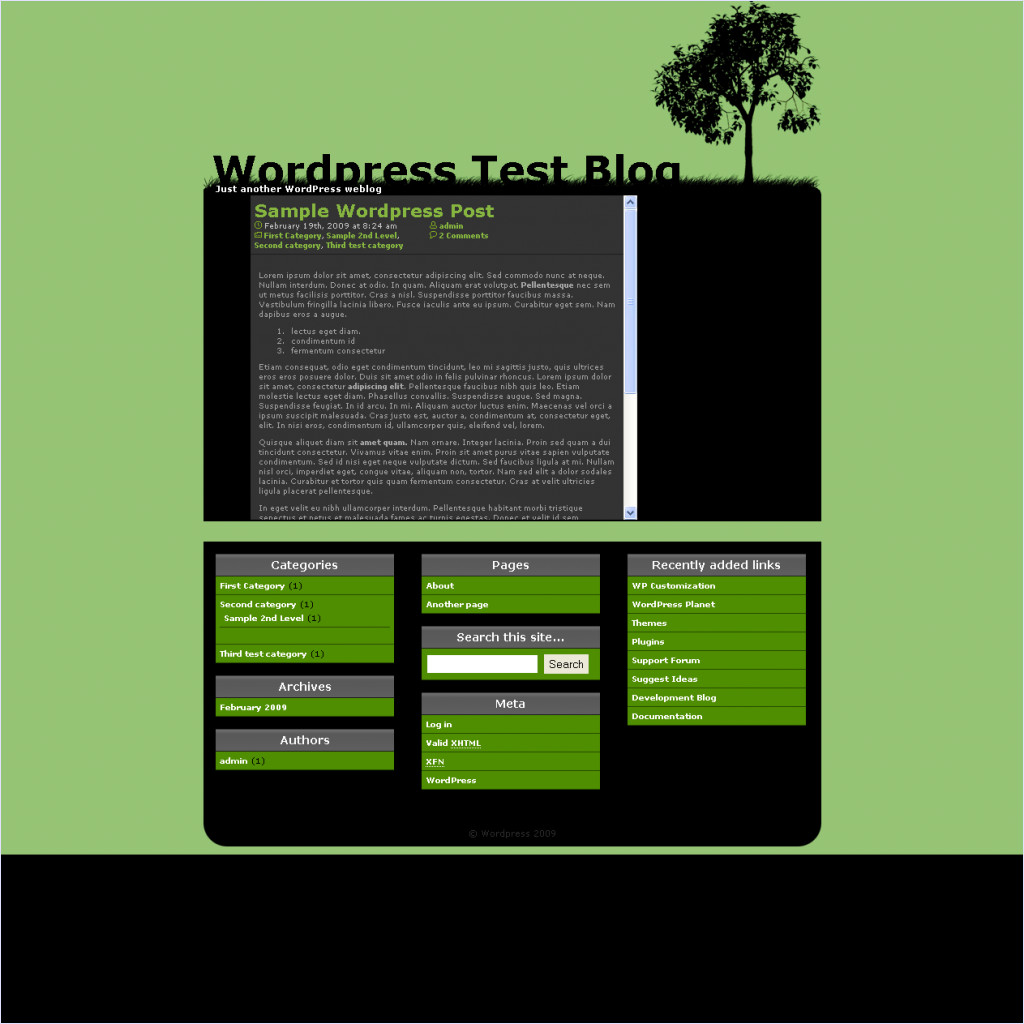 download Isolated theme