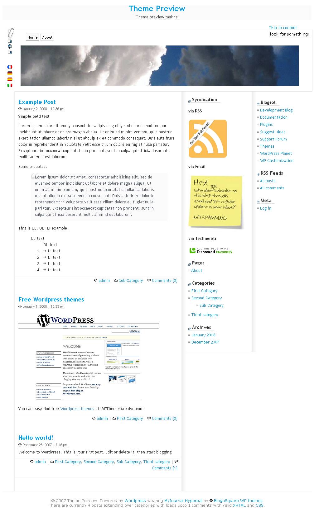 download myJournal theme