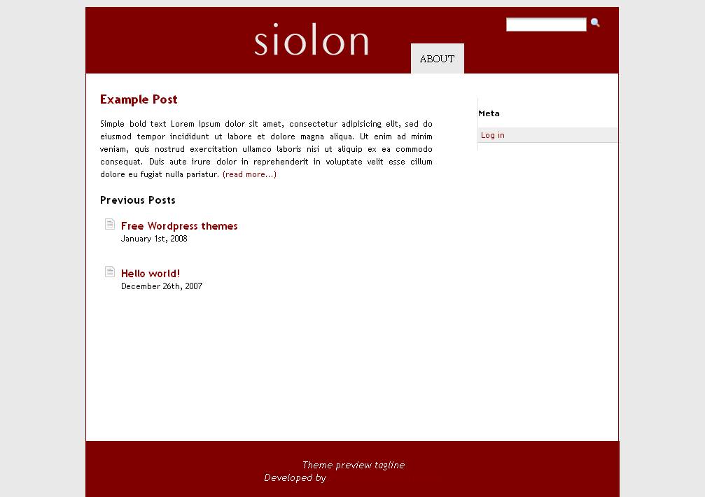 download Business Casual theme