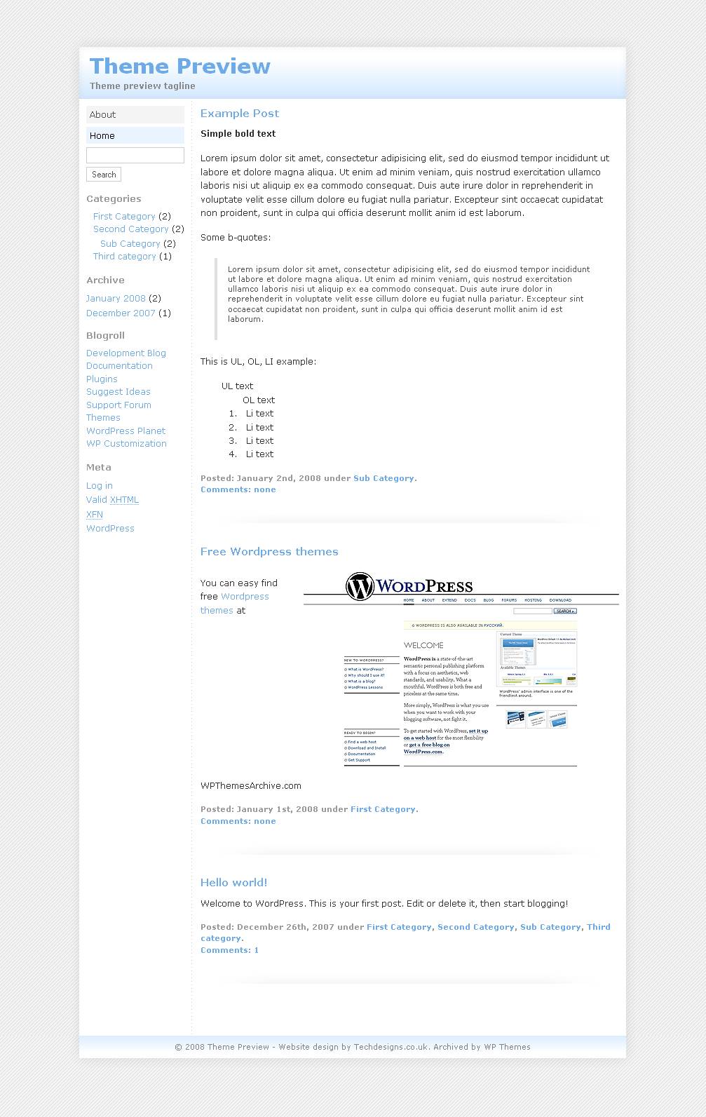download Techdesigns.co.uk 001 theme