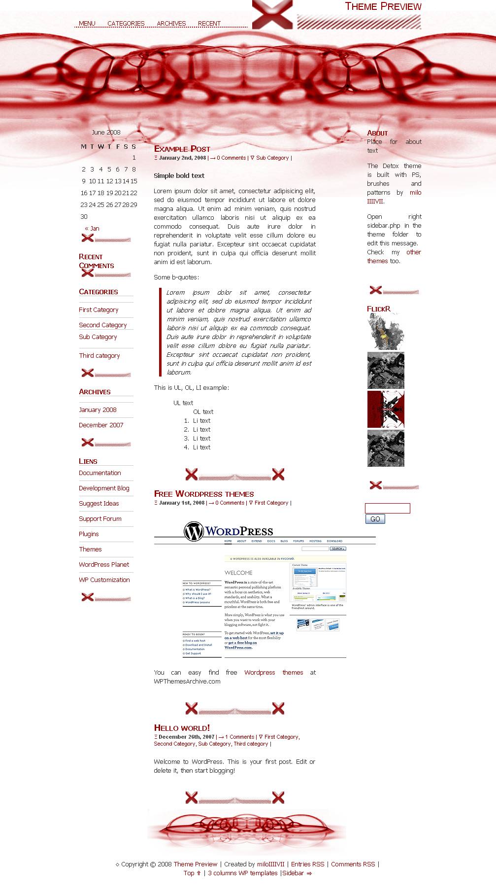 download Detox theme