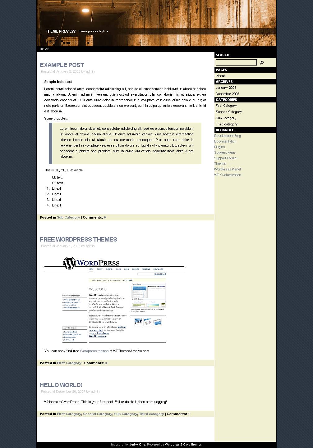 download Industrial theme