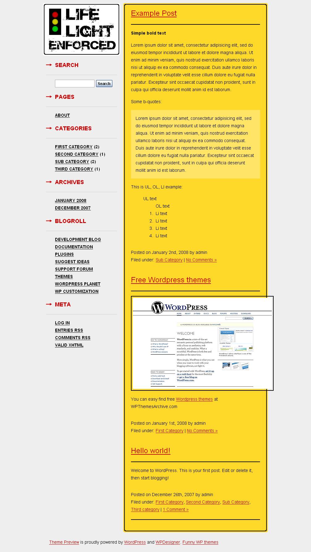 download Signs theme