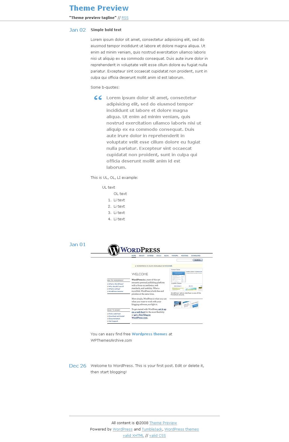 download TumbleJack theme