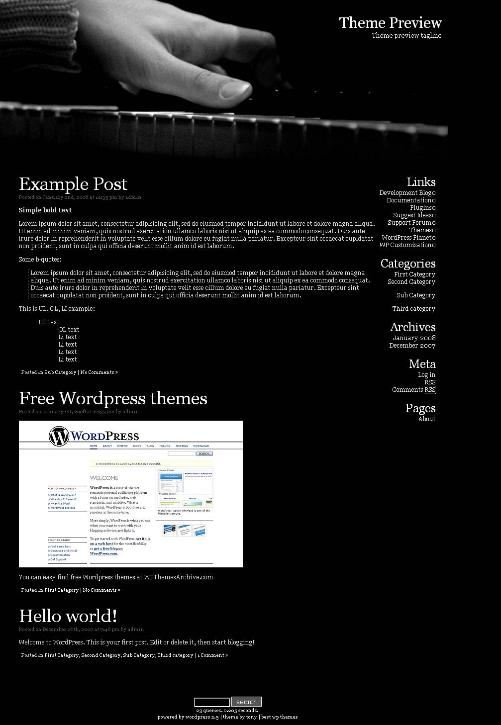 download PianoForte theme