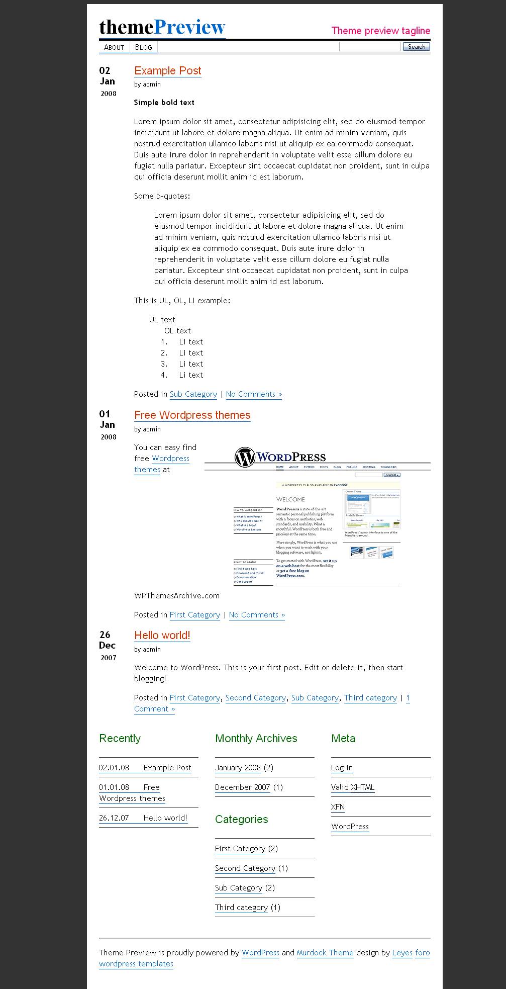 download Murdock theme