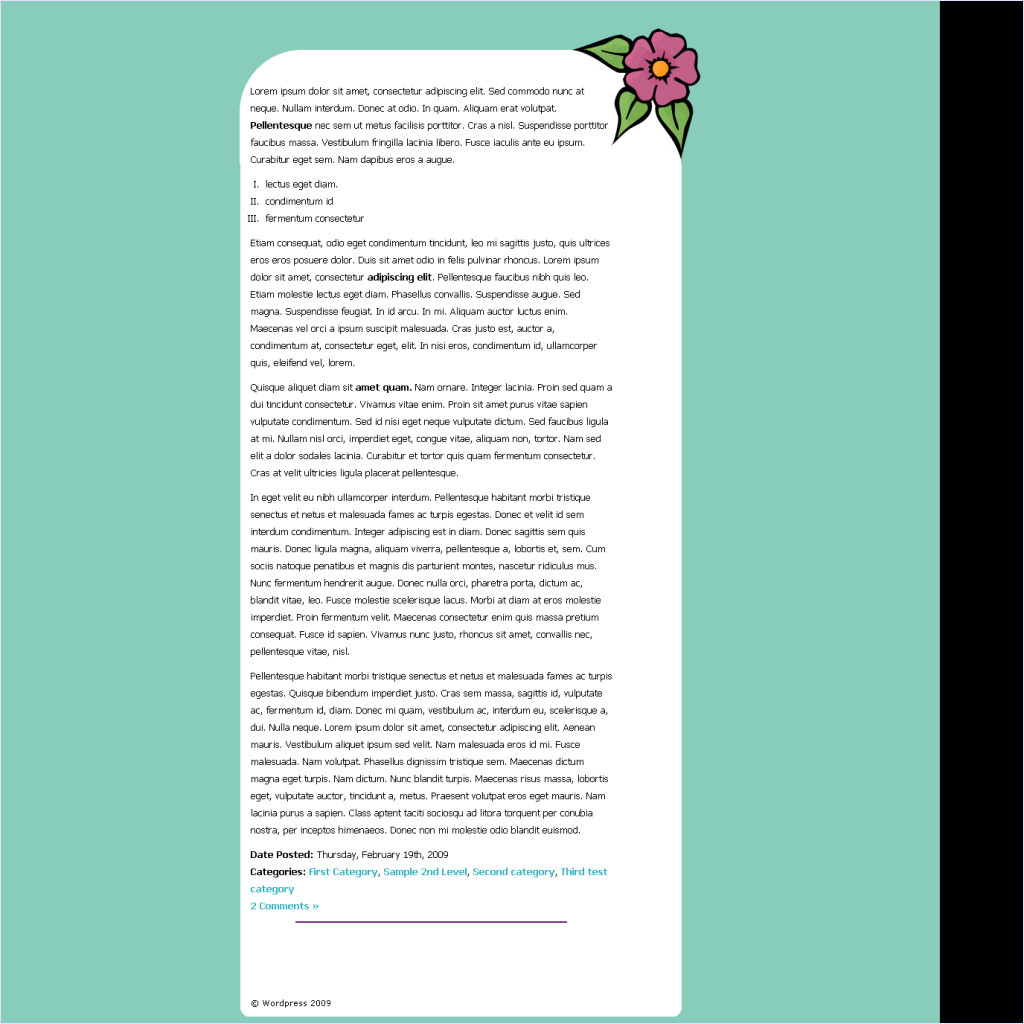 download Simple Floral theme