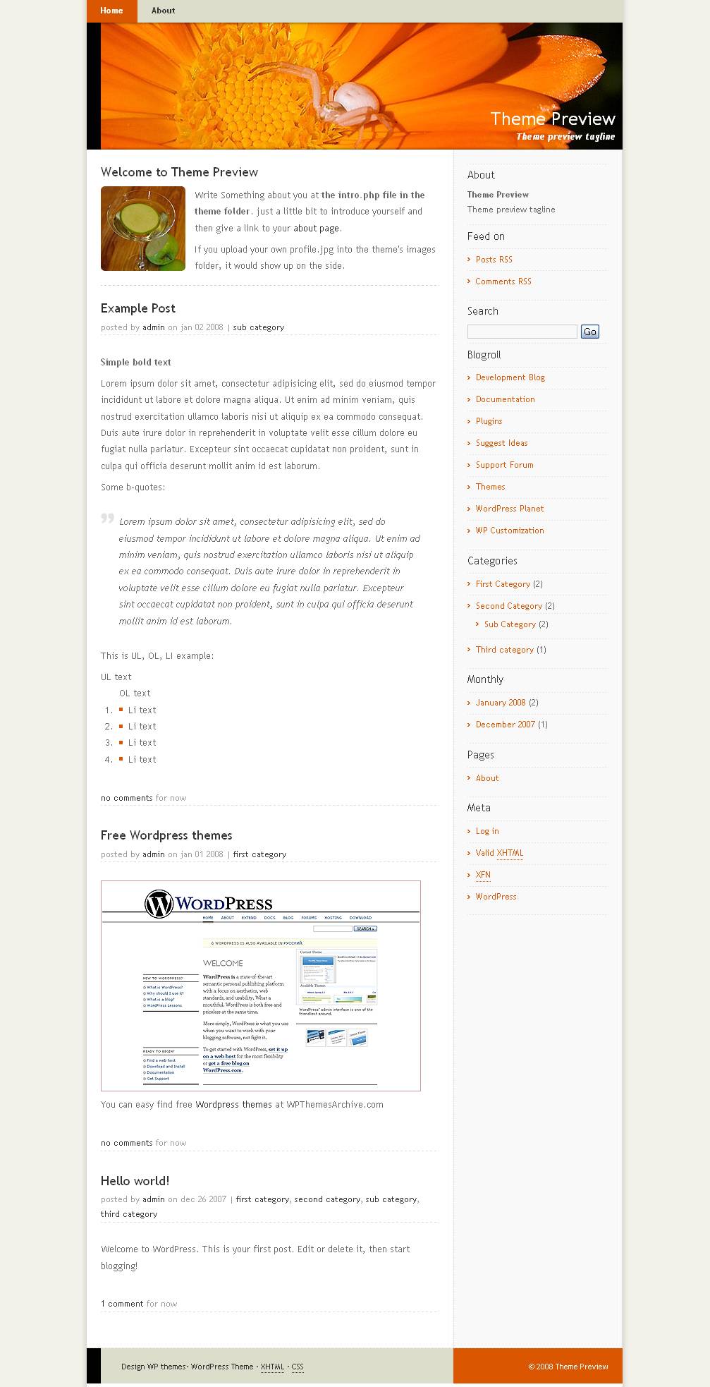 download Organic theme