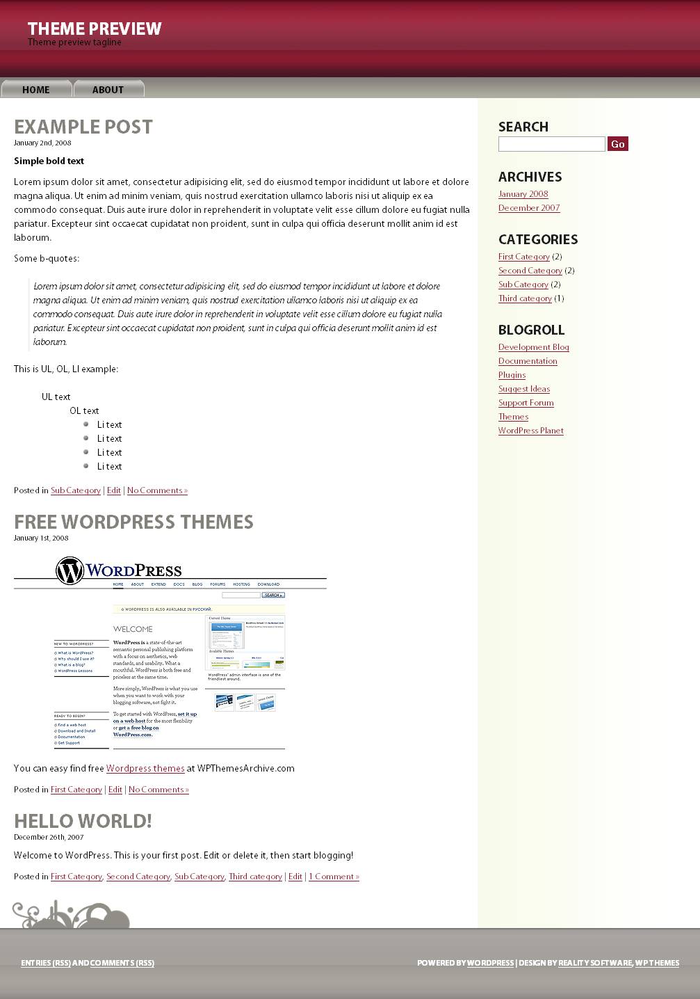 download Floating theme