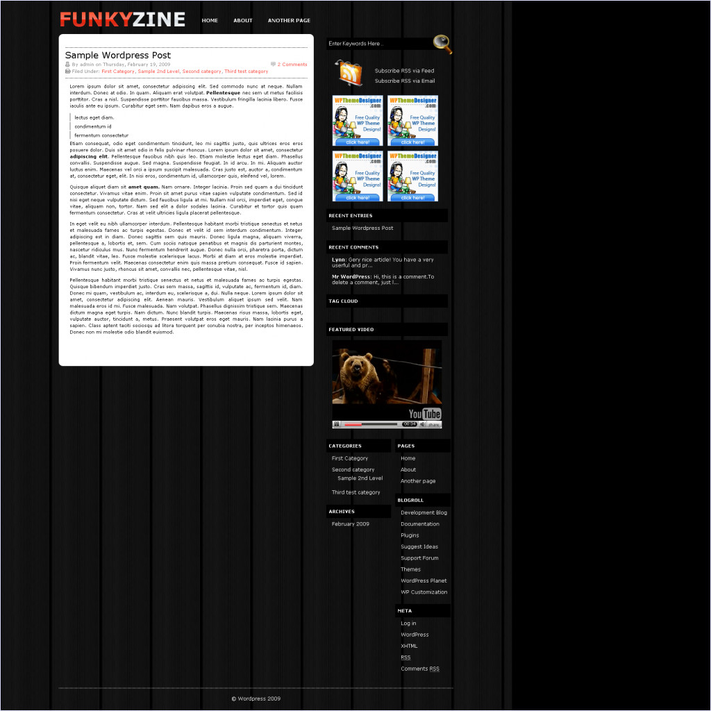 download Funkyzine theme