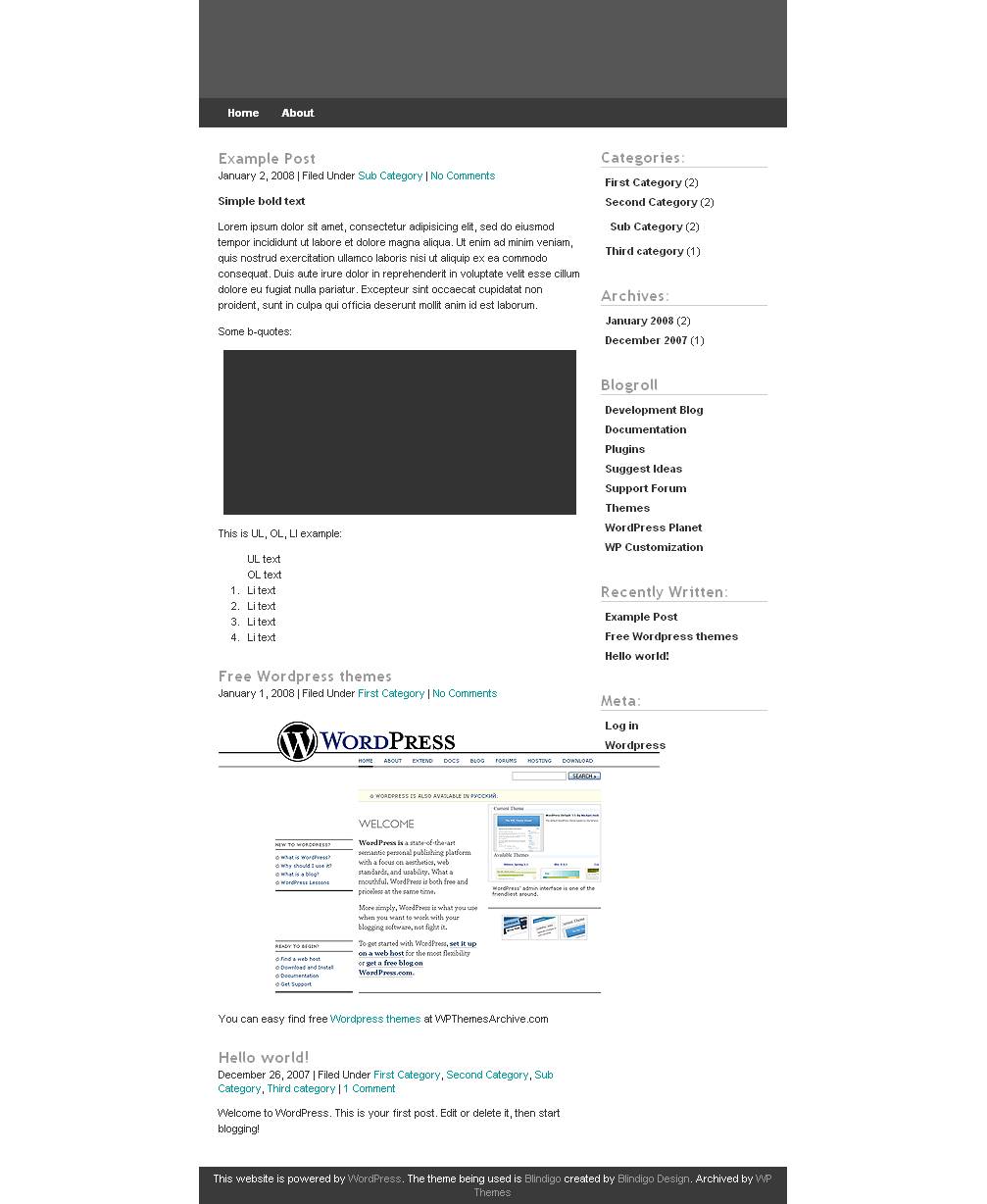 download Blindigo theme