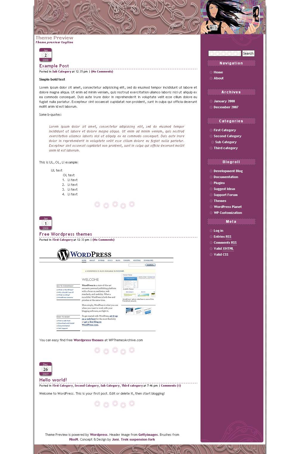 download Camera Woman theme