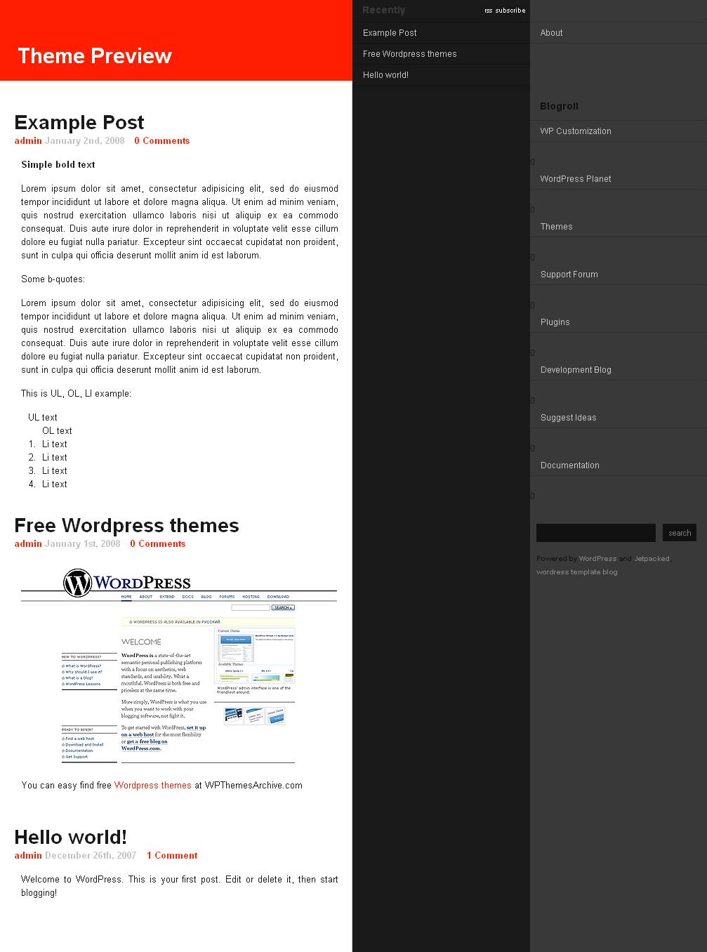 download Shooter Red theme