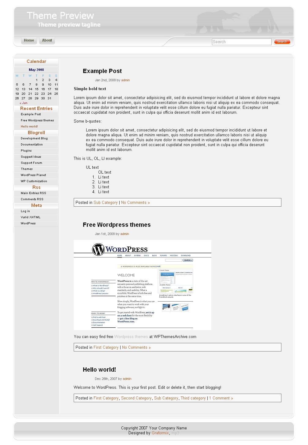download The next day theme