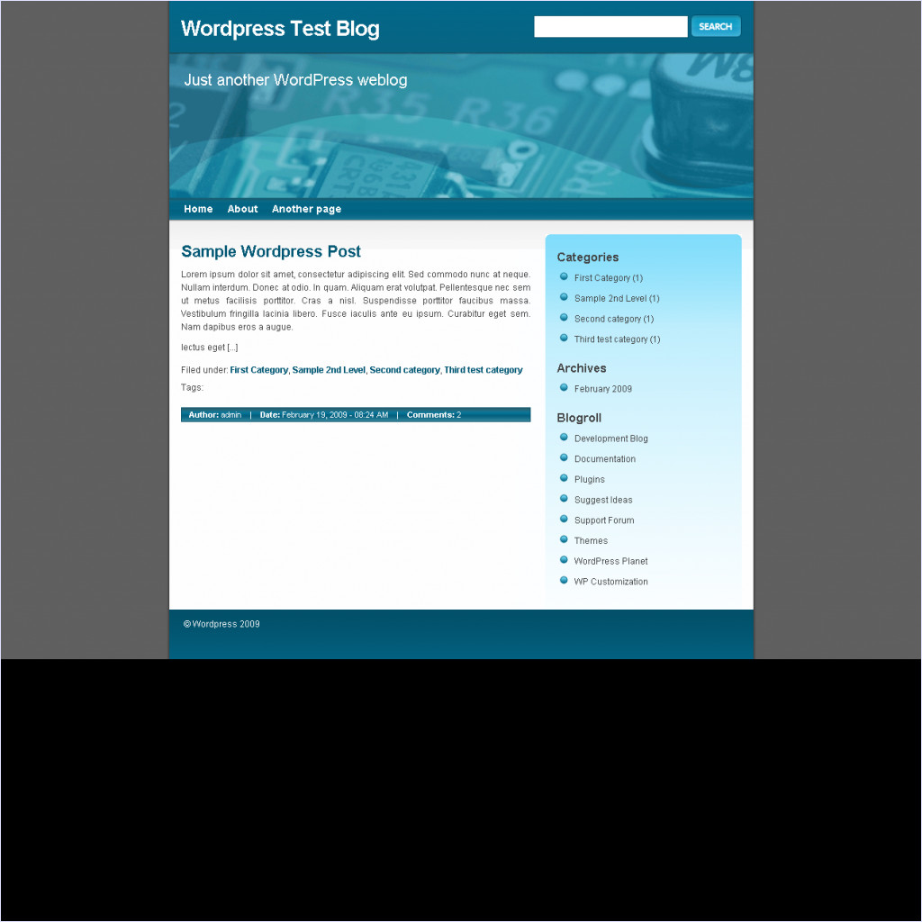download Circuit Blog theme