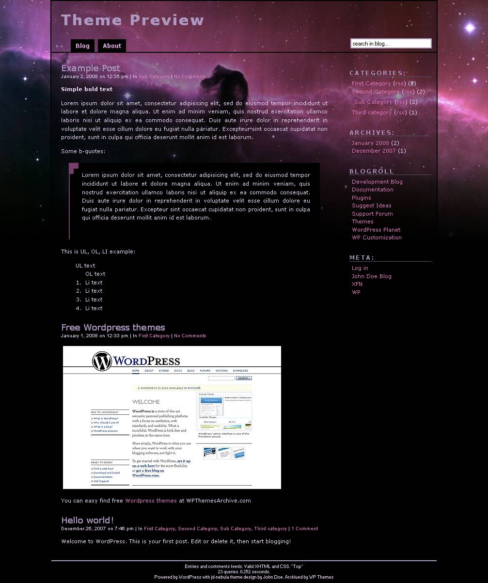 download jd-nebula theme