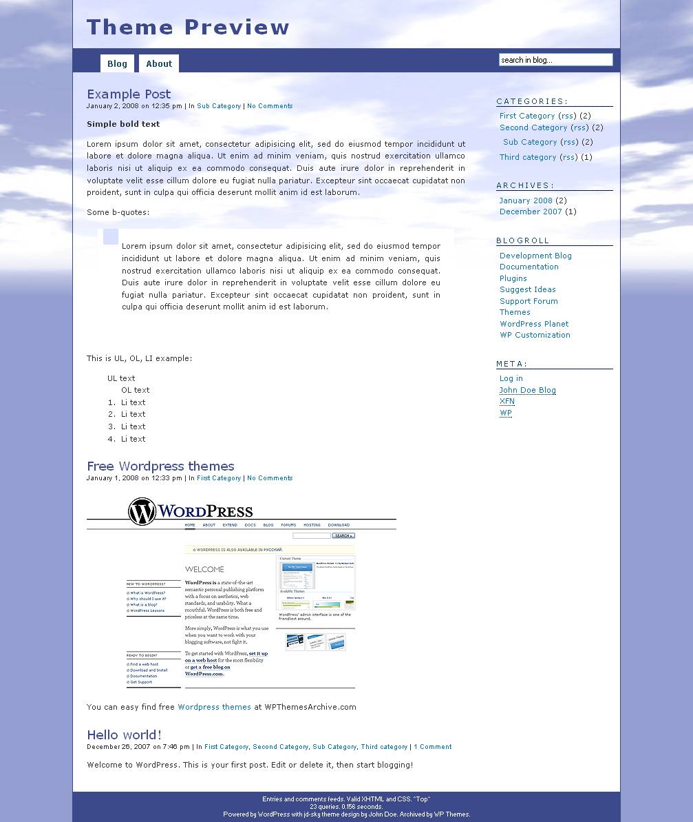 download jd-sky theme