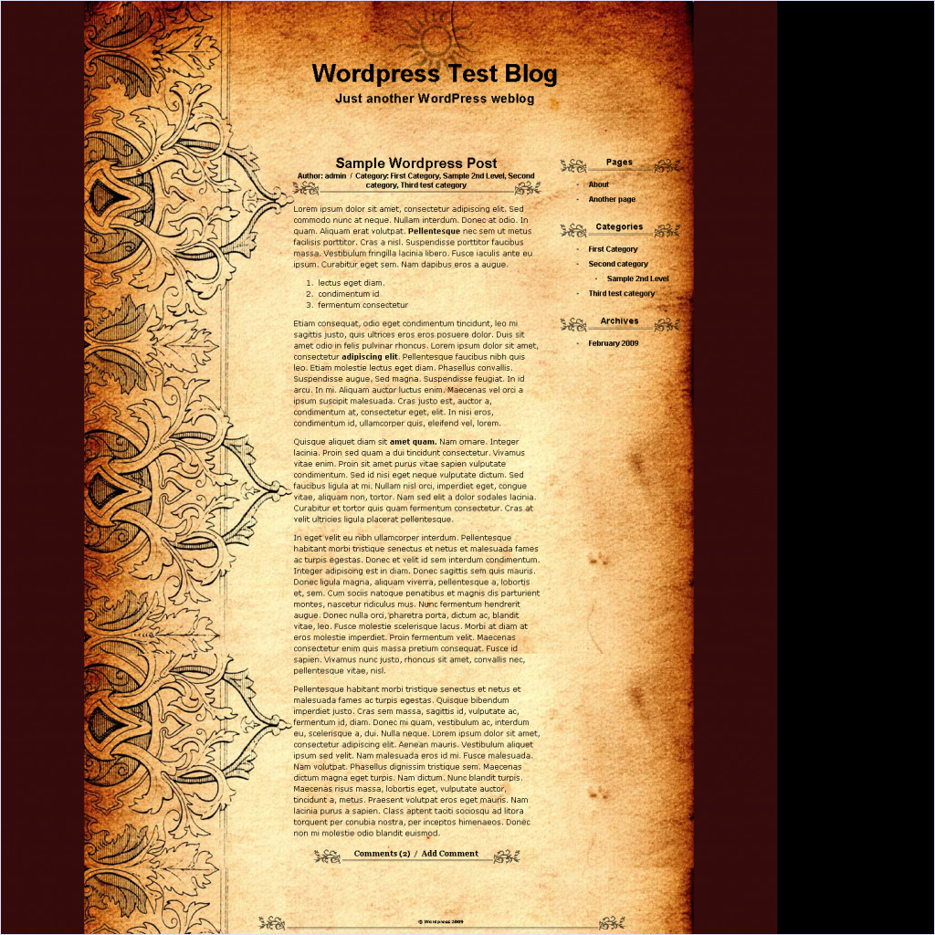 download Vintage Paper Theme theme