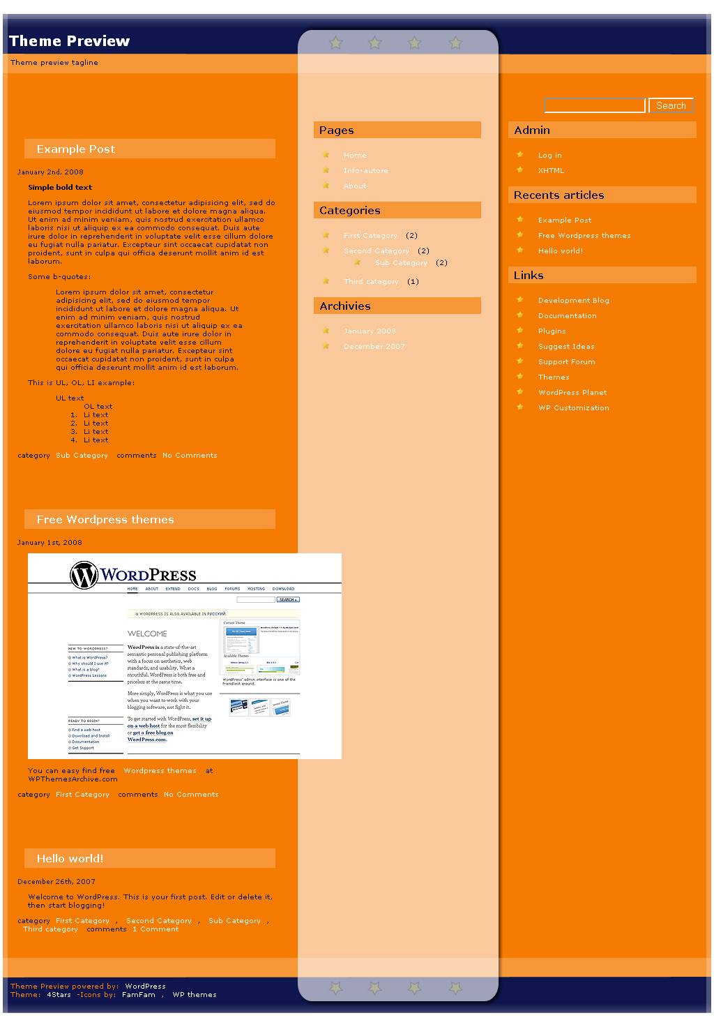 download FourStars theme