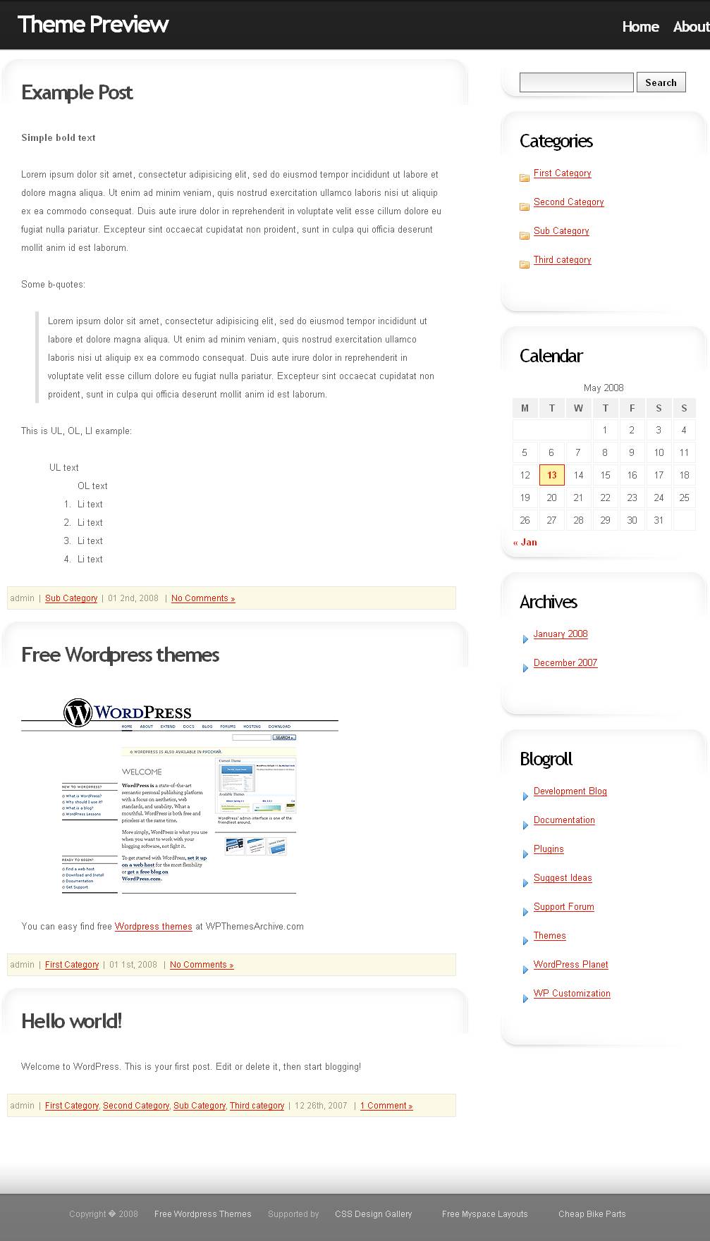 download Black Color theme