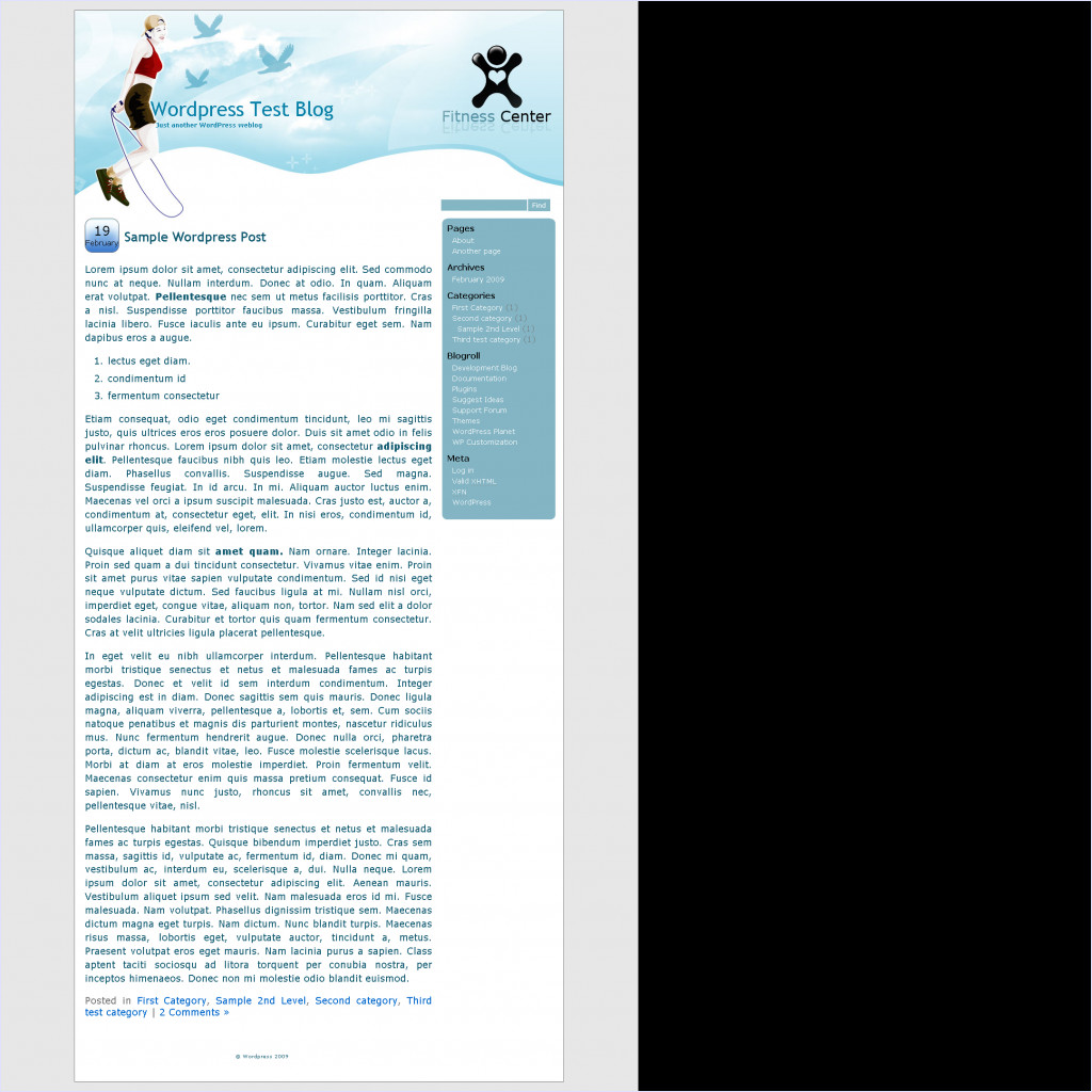 download Fitness Center theme