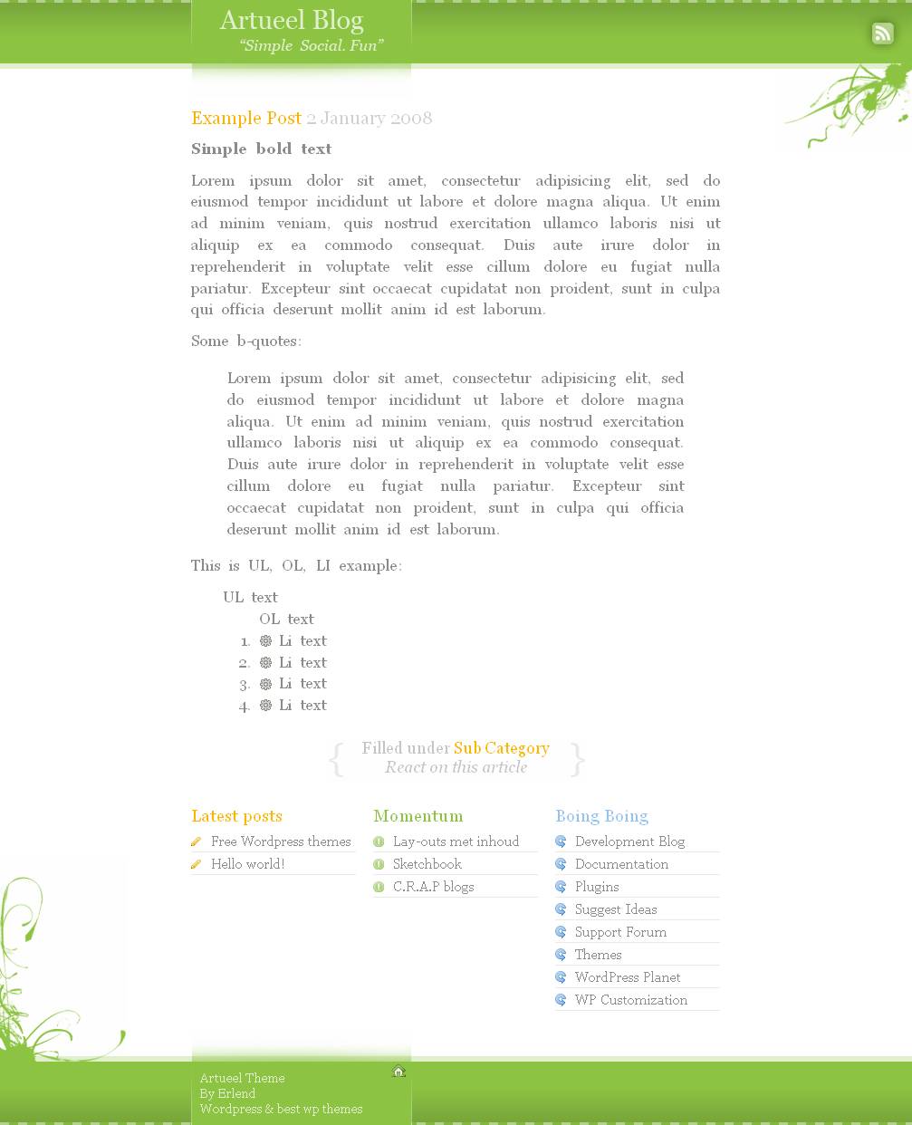 download Artueel Theme theme