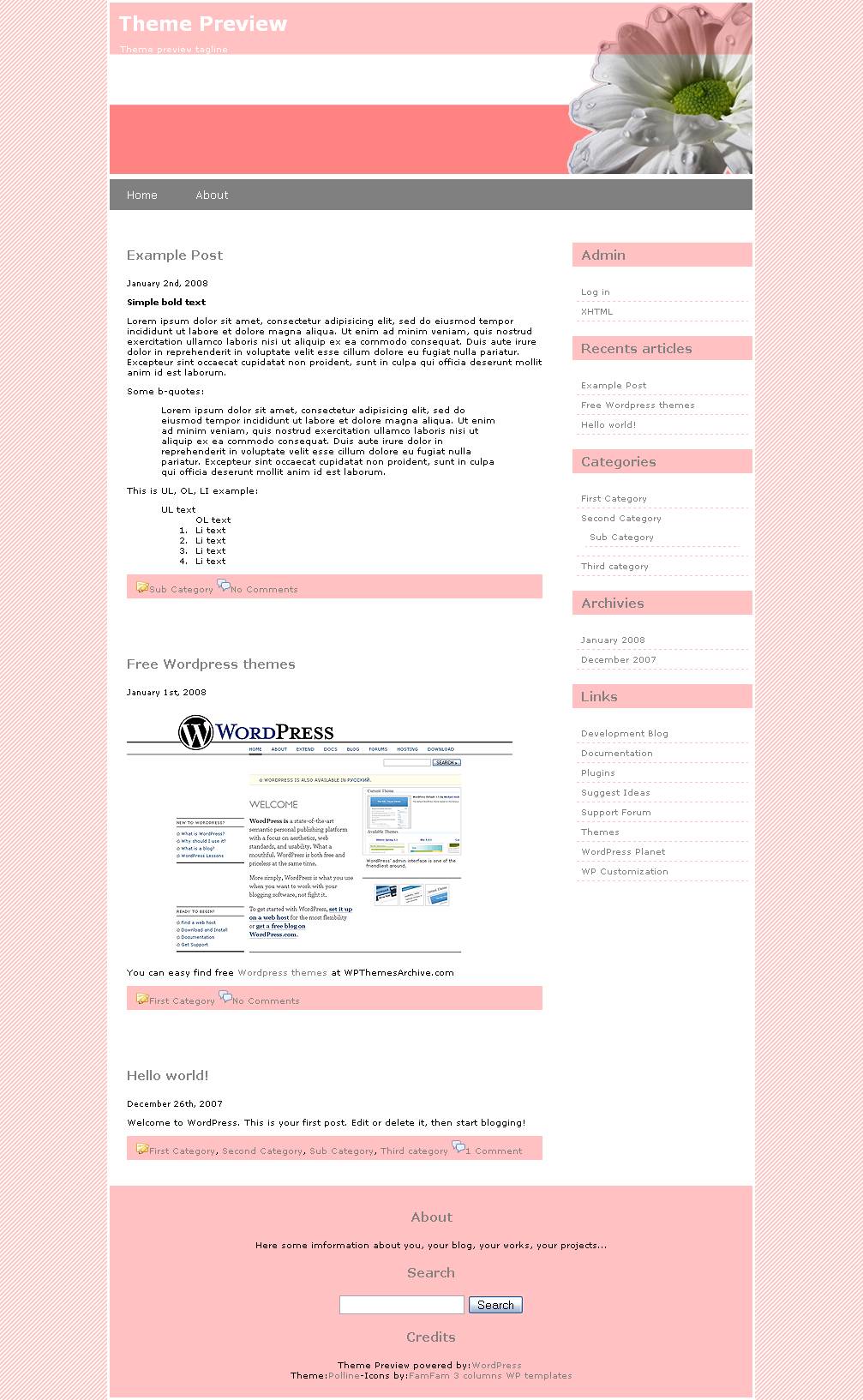 download Polline theme