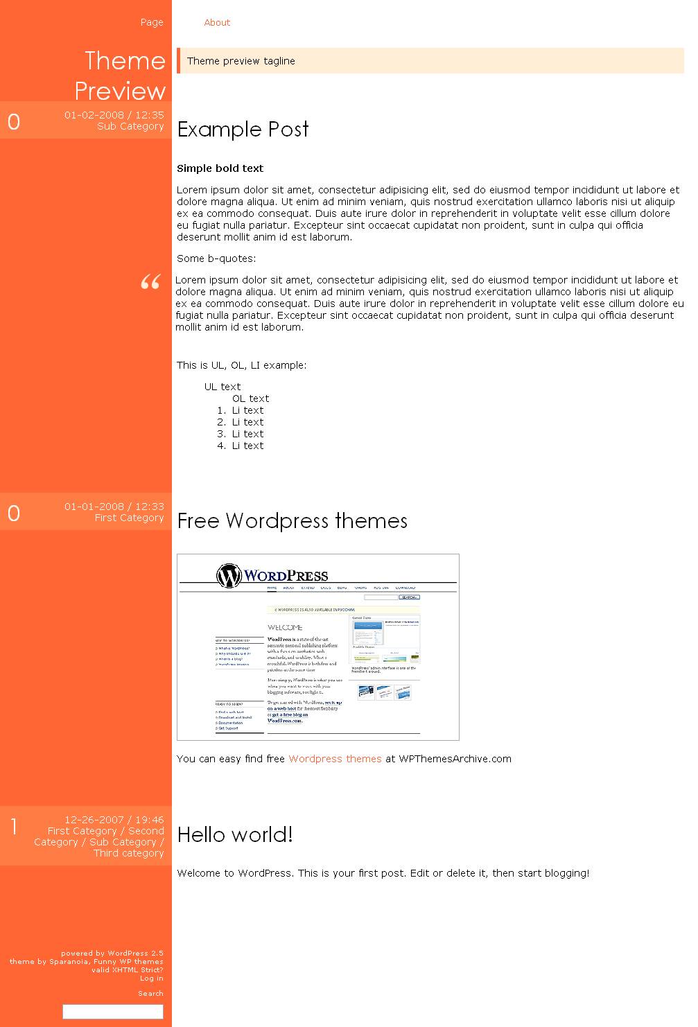 download Sparanoia theme