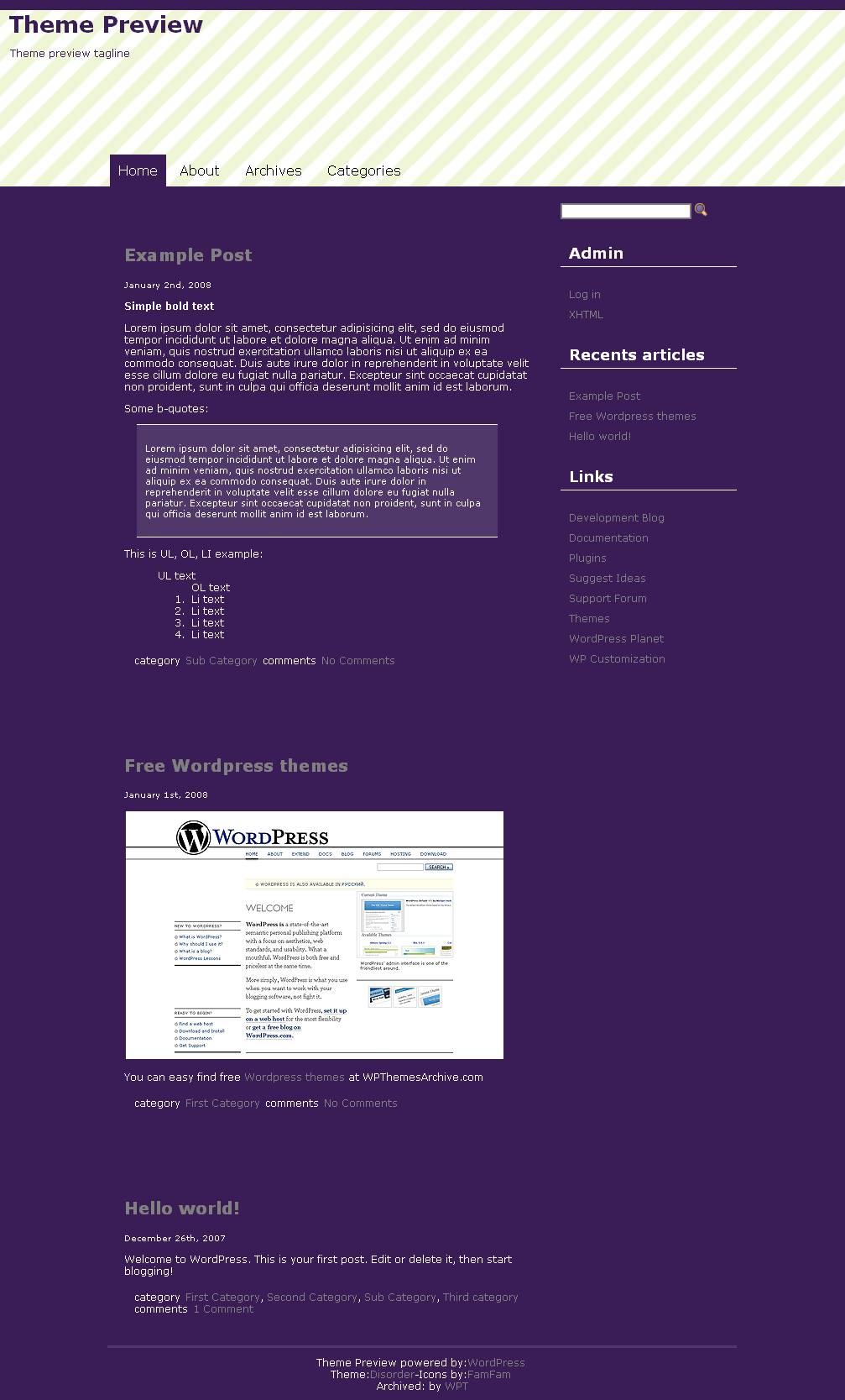 download Blu-disorder theme